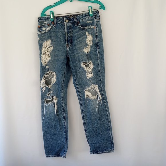 Ames Low Rise Slim Boyfriend Jeans - Picture 1 of 8